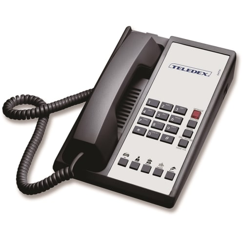 Teledex® Diamond Series +5 Telephone, Black